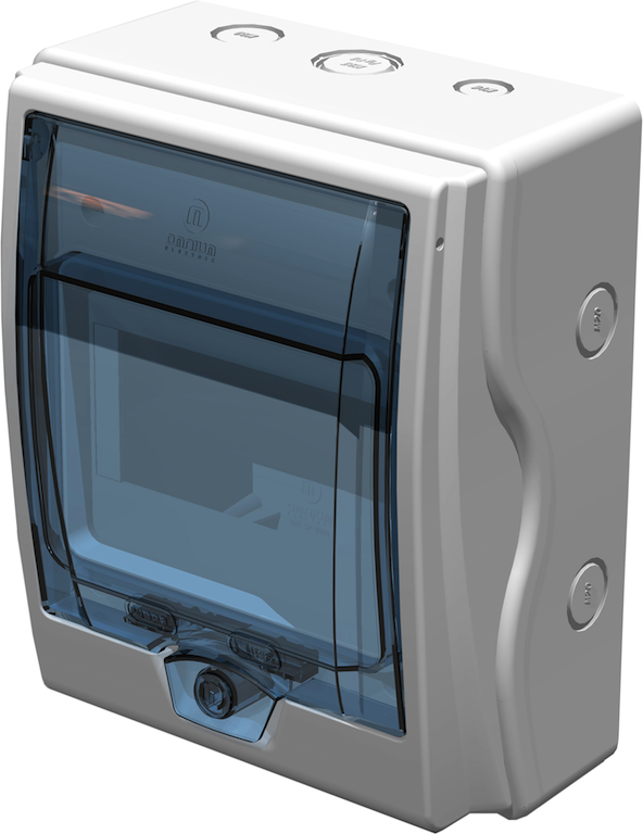 CENTRO DE CARGA IP65 SIN TERMINALES 6MODULOS